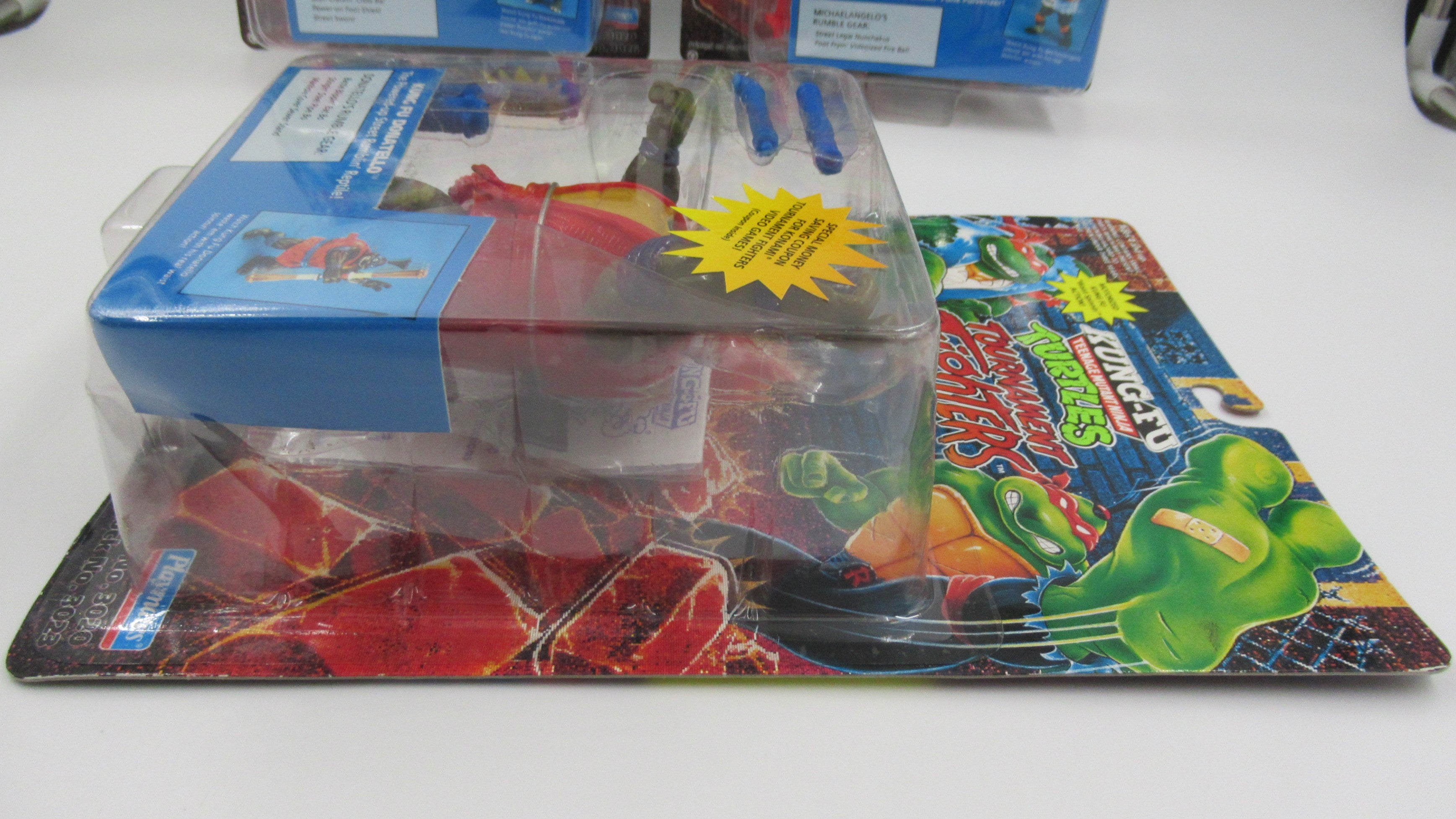 Teenage Mutant Ninja Turtles Kung Fu Tournament Fighters 4.5" Action Figures TMNTs Set of 4 - Playmates (1994)